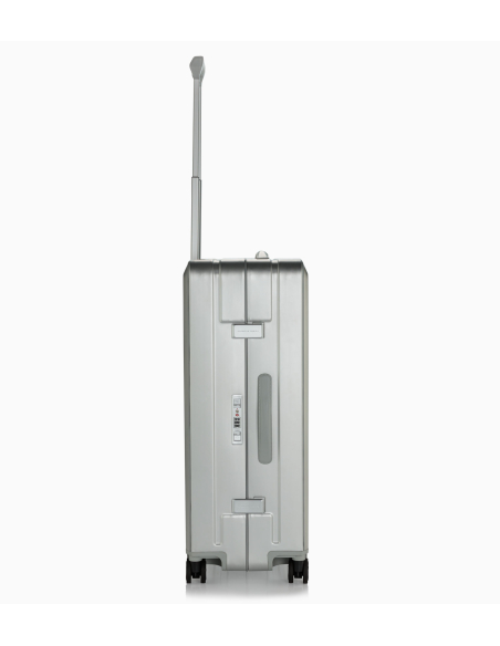 Porsche Design Roadster Aluminium 78 cm Silver, profil et poignée latérale