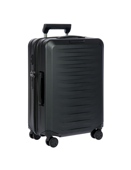 Porsche Design Roadster Hardcase 55 cm Matt Black, vue de trois quarts avant