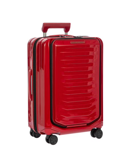Porsche Design Roadster Hardcase 55 cm Carmine Red, vue de trois quarts avant