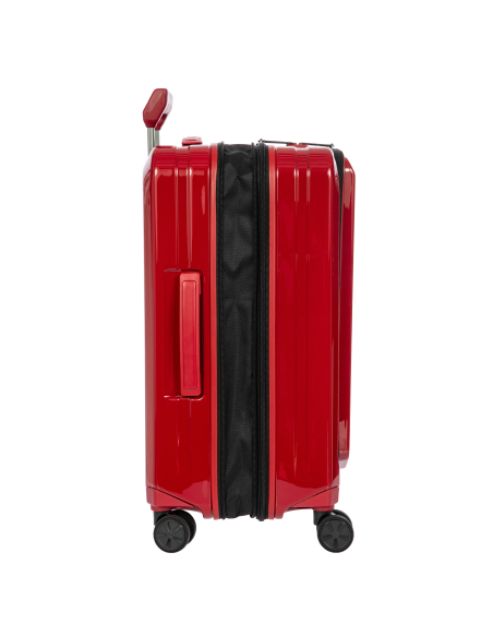 Porsche Design Roadster Hardcase 55 cm Carmine Red, profil avec extension ouverte