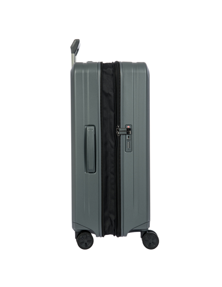 Porsche Design Roadster Hardcase 69 cm Grey Matt, profil avec extension ouverte