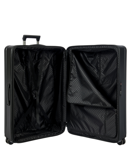 Porsche Design Roadster Hardcase 83 cm Matt Black, intérieur avec séparateurs ouverts