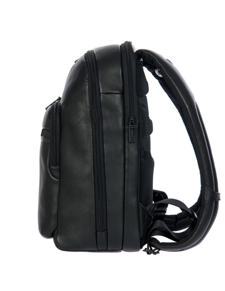 Sac à dos XS Porsche Design Roadster Leather Evo Noir, vue de profil