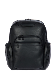Sac à dos S Porsche Design Roadster Leather Evo Noir, référence OLH01631.001