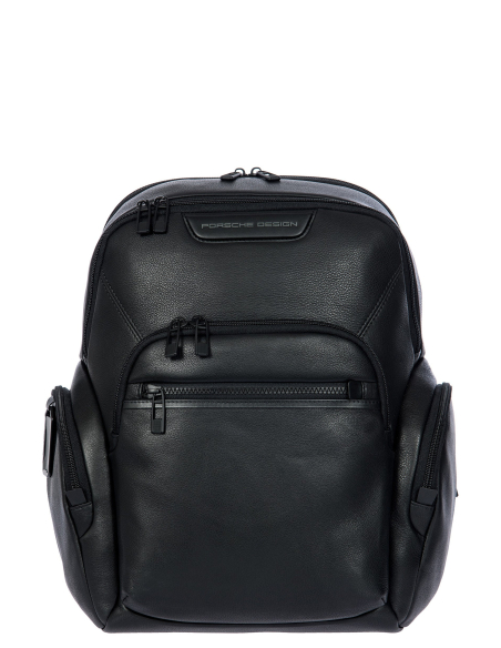 Sac à dos S Porsche Design Roadster Leather Evo Noir, référence OLH01631.001