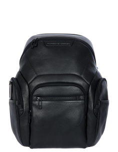 Sac à dos M extensible Porsche Design Roadster Leather Evo Noir, référence OLH01632.001