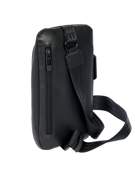 Sac porté croisé Porsche Design Roadster Leather Evo Noir, vue arrière