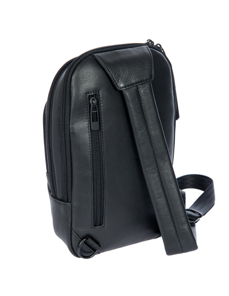 Sac à dos monobretelle Porsche Design Roadster Leather Evo Noir, vue arrière