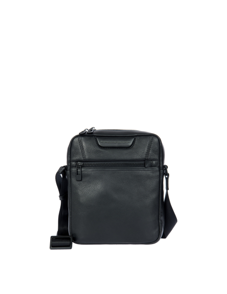 Sacoche bandoulière XS Porsche Design Roadster Leather Evo Noir, référence OLH01540.001