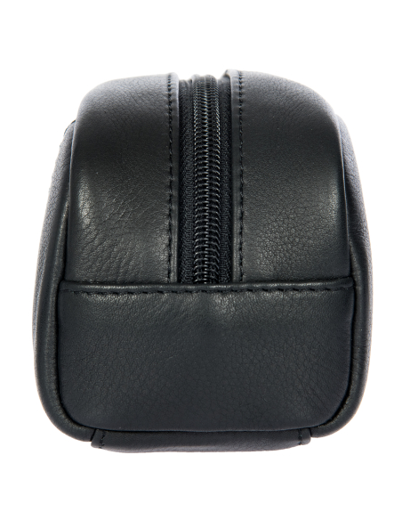 Pochette accessoires Porsche Design Roadster Leather Evo Noir, vue de profil