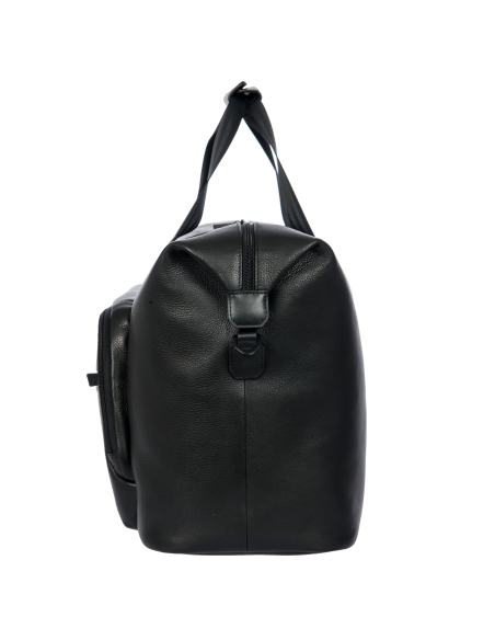 Sac de voyage Porsche Design Roadster Leather Evo Noir, vue de profil