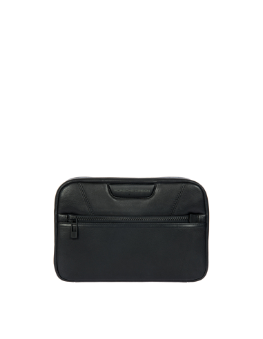 Trousse de toilette Porsche Design Roadster Leather Evo Noir, référence OLH01016.001
