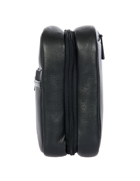 Trousse de toilette Porsche Design Roadster Leather Evo Noir, vue de profil