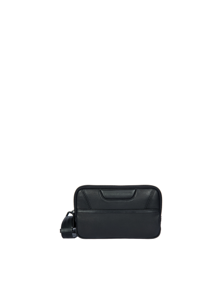 Pochette de voyage Porsche Design Roadster Leather Evo Noir, référence OLH01542.001