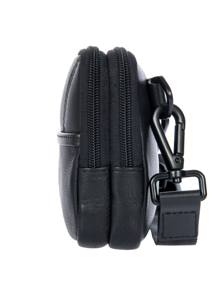 Pochette de voyage Porsche Design Roadster Leather Evo Noir, vue de profil
