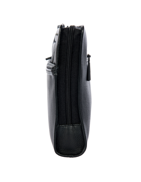 Pochette à dragonne Porsche Design Roadster Leather Evo Noir, vue de profil