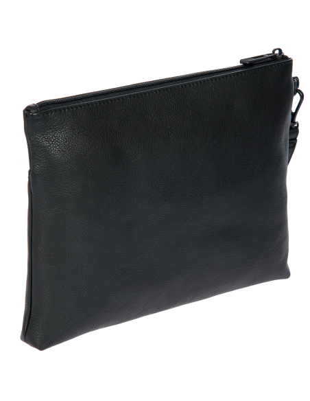 Pochette plate à dragonne Porsche Design Roadster Leather Evo Noir, vue arrière