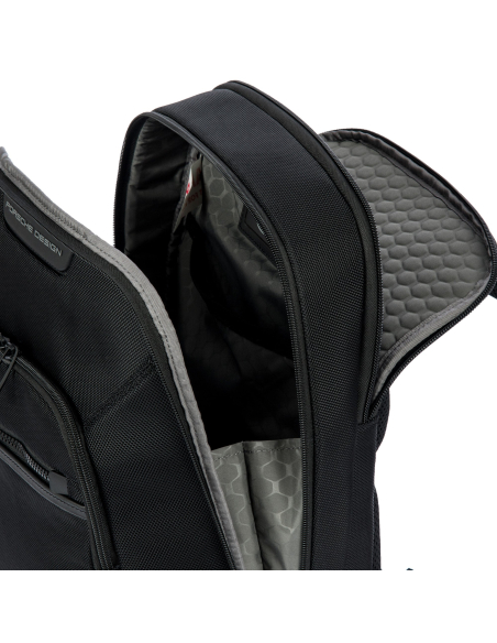 Sac à dos XS Porsche Design Roadster Nylon Evo Noir, intérieur ouvert