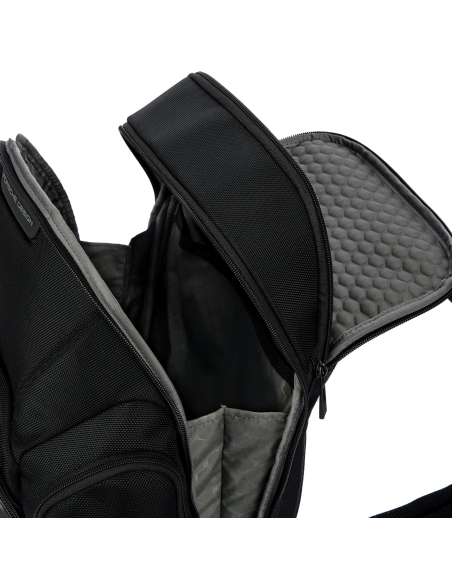 Sac à dos M extensible Porsche Design Roadster Nylon Evo Noir, intérieur ouvert