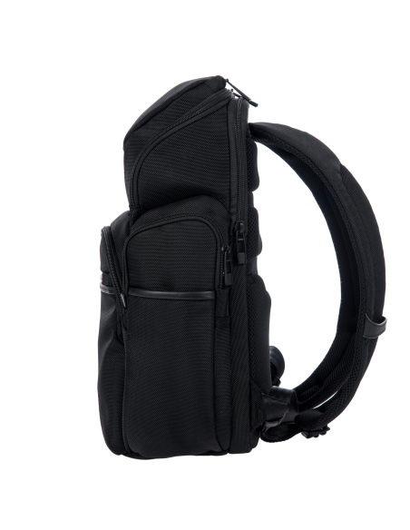 Sac à dos M Toploader Porsche Design Roadster Nylon Evo Noir, vue de profil