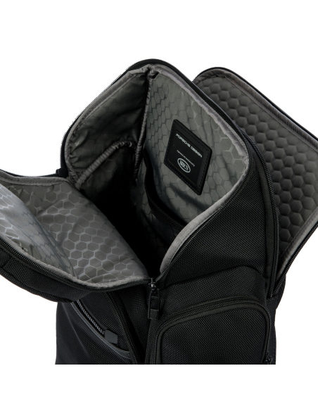 Sac à dos M Toploader Porsche Design Roadster Nylon Evo Noir, intérieur ouvert