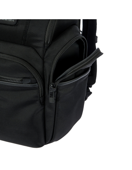 Sac à dos M Toploader Porsche Design Roadster Nylon Evo Noir, poche latérale ouverte