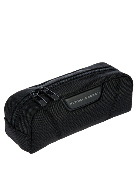 Pochette accessoires Porsche Design Roadster Nylon Evo Noir, vue de trois quarts