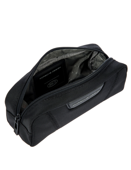 Pochette accessoires Porsche Design Roadster Nylon Evo Noir, intérieur ouvert