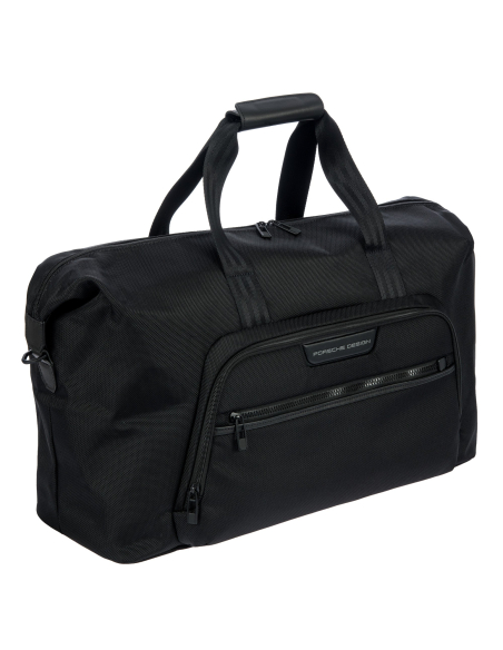 Sac de voyage extensible Porsche Design Roadster Nylon Evo Noir, vue de trois quarts