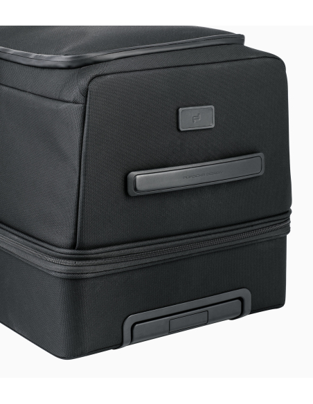 Poignée latérale et compartiment inférieur du sac Roadster Nylon Noir