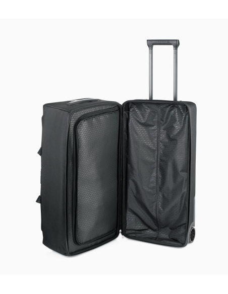 Ouverture du compartiment inférieur du sac de voyage Roadster Nylon Noir
