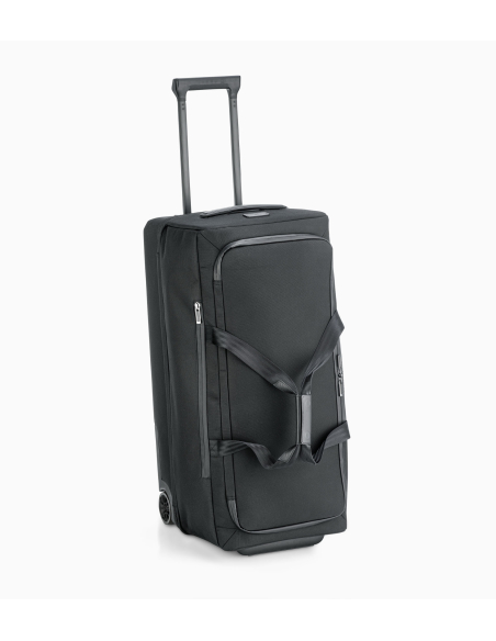 Dos et poignées du sac Roadster Nylon Noir en position verticale