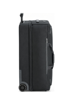 Profil du sac Roadster Nylon Noir avec poignée télescopique déployée