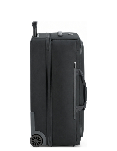 Profil du sac Roadster Nylon Noir avec poignée télescopique déployée
