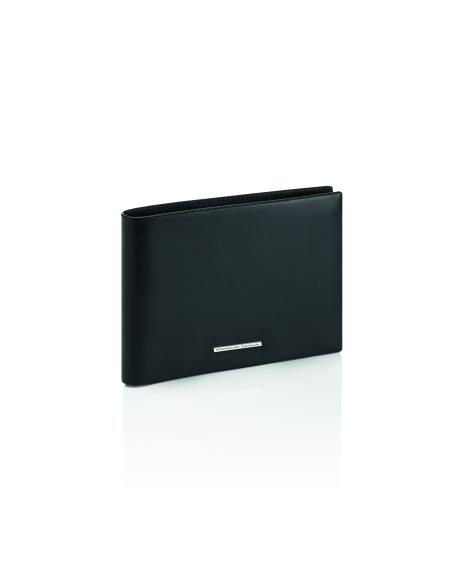 Portefeuille Porsche Design Classic Noir, vue de trois quarts