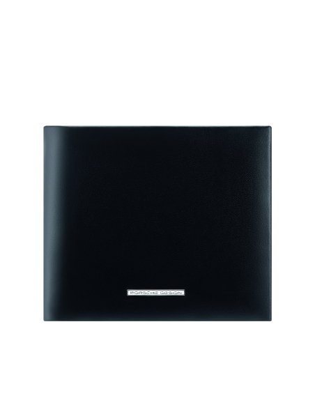 Portefeuille 4 cartes avec monnaie Porsche Design Classic Noir, référence OBE09903.001