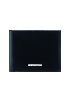 Portefeuille 3 cartes sans monnaie Porsche Design Classic Noir, référence OBE09910.001