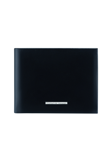 Portefeuille 3 cartes sans monnaie Porsche Design Classic Noir, référence OBE09910.001