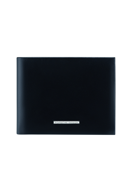 Portefeuille 3 cartes sans monnaie Porsche Design Classic Noir, référence OBE09910.001