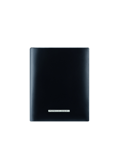 Petit portefeuille 6 cartes sans monnaie Porsche Design Classic Noir, référence OBE09911.001