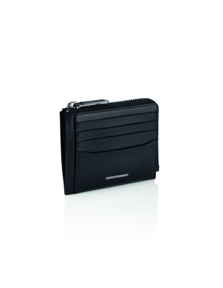 Portefeuille Porsche Design Classic Noir, vue de trois quarts