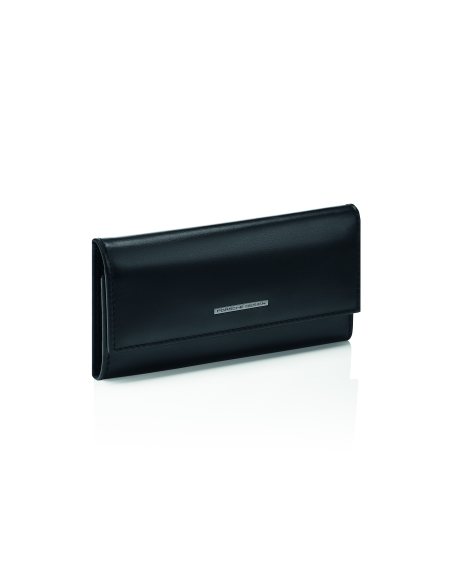 Étui à clés Porsche Design Classic Noir, vue de trois quarts