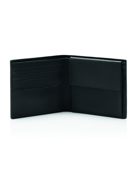 Aménagement ouvert avec quatre fentes pour cartes et poche à monnaie — Porsche Design Business Noir