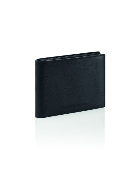 Portefeuille Porsche Design Business Noir, vue de trois quarts