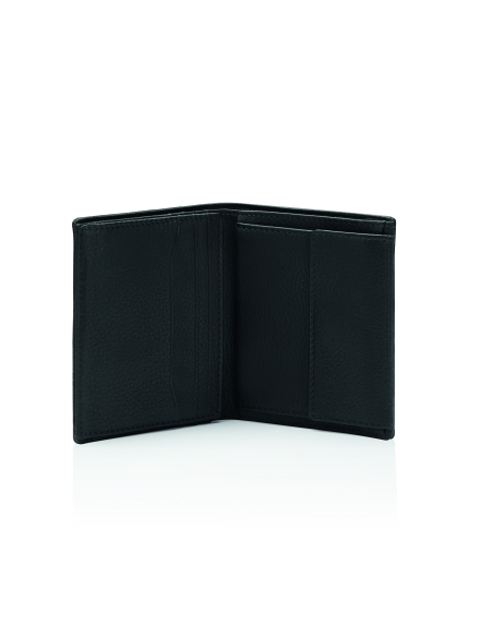 Intérieur ouvert avec cartes et compartiment pour les pièces — Porsche Design Business Noir
