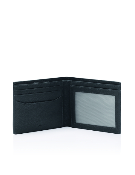 Trois emplacements pour cartes face à la fenêtre en filet — Porsche Design Business Noir