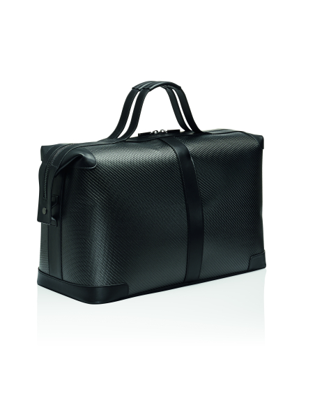 Sac de voyage Porsche Design Carbon Noir, vue de trois quarts