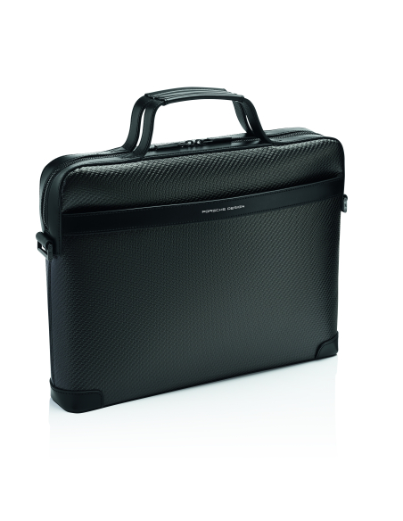 Sacoche M Porsche Design Carbon Noir, vue de trois quarts