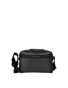 Sac bandoulière horizontal Porsche Design Carbon Noir, référence OCA01519.001