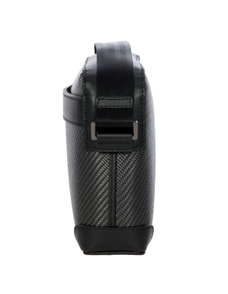 Sac bandoulière horizontal Porsche Design Carbon Noir, profil